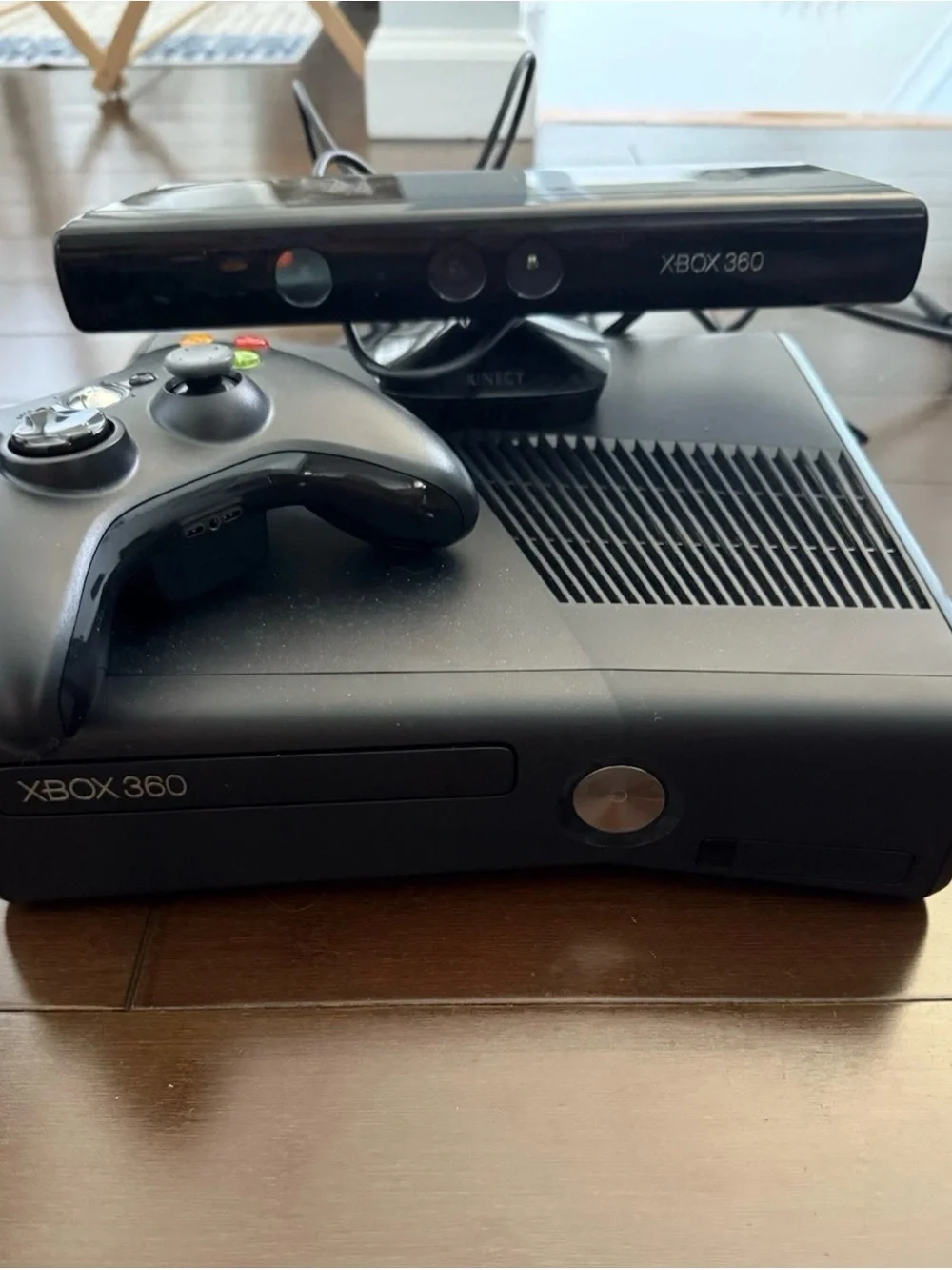 Xbox 360 Console Bundle with Kinect Sensor and Games - Black